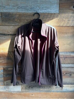Nike Brown Golf Polo with White Logo